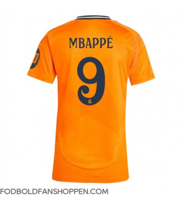 Real Madrid Kylian Mbappe #9 Udebanetrøje Dame 2024-25 Kortærmet